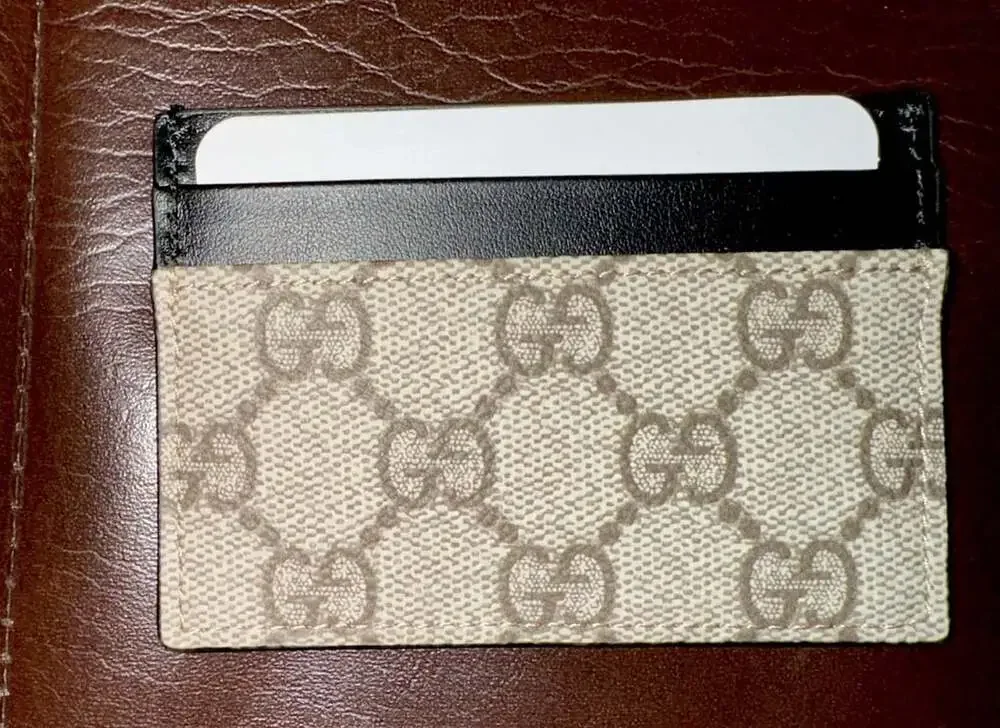 gucci wallet men card holder leather